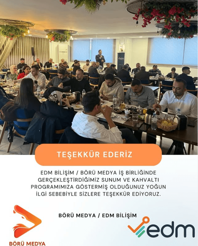 EDM Bilişim · KVKK & KEP Kahvaltı Programı