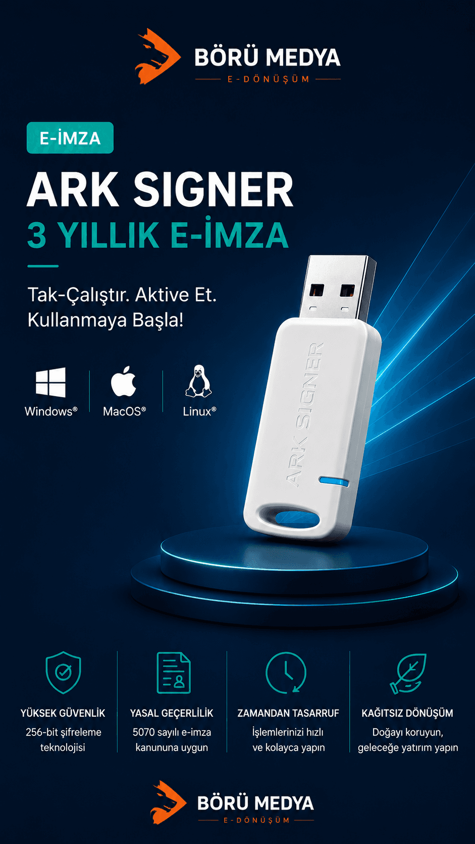 ARK Signer · 3 Yıllık e-İmza